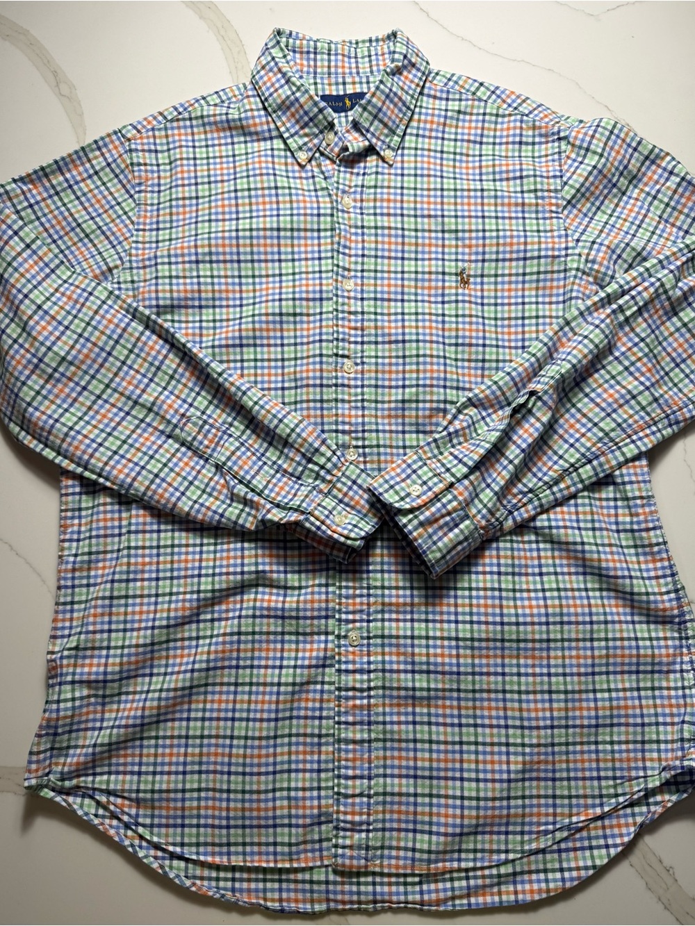 Ralph Lauren Multi-Check Button-Down Shirt